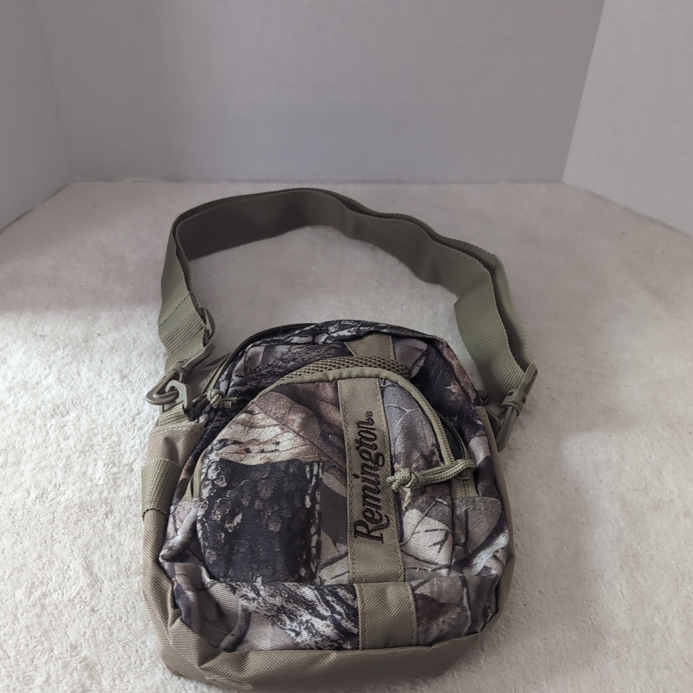 Remington Cammo 2 Pouch Zip Up Side Ammo Bag